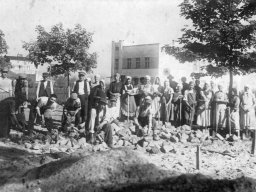 Budowa drogi lata trzydzieste XX w